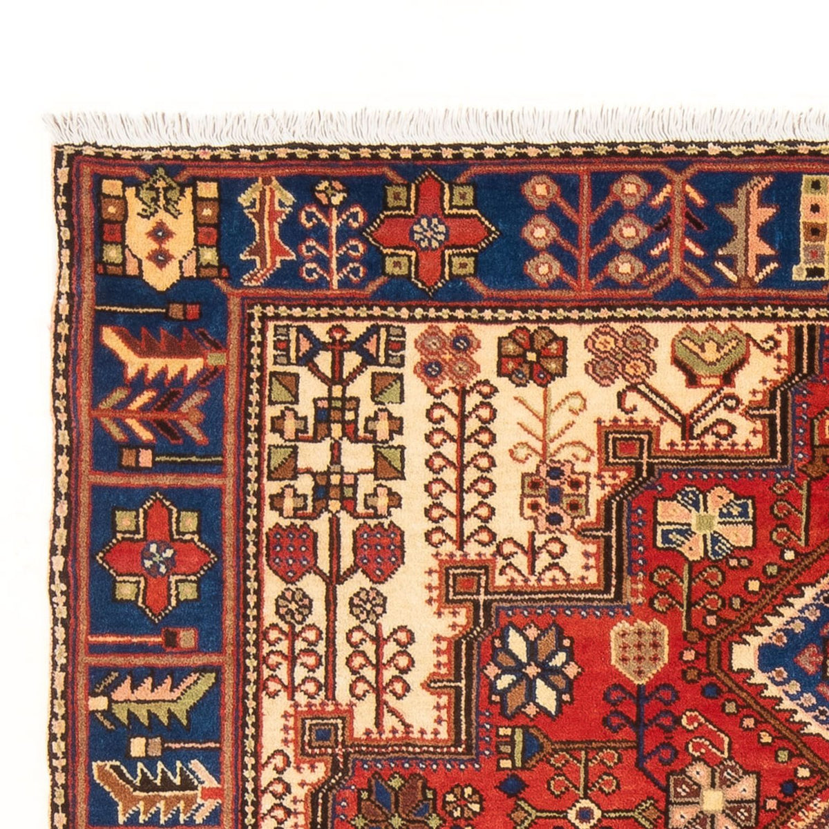 Nahavand Teppich 150x197cm - Perserteppich - blau