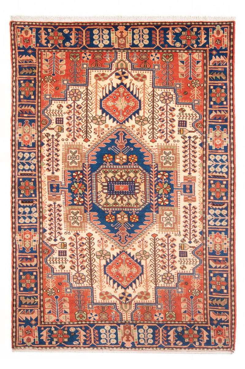 Nahavand Teppich 137x200cm - Perserteppich - hellbeige