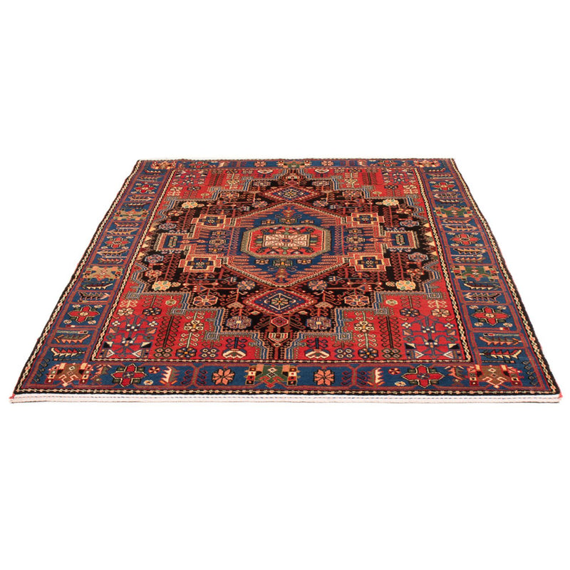 Nahavand Teppich 148x202cm - Perserteppich - bordeauxrot