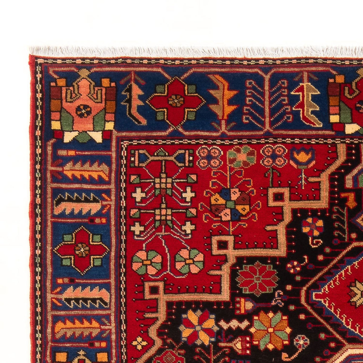 Nahavand Teppich 147x200cm - Perserteppich - bordeauxrot