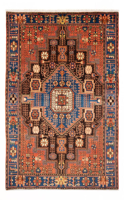Nahavand Teppich 137x201cm - Perserteppich - blau