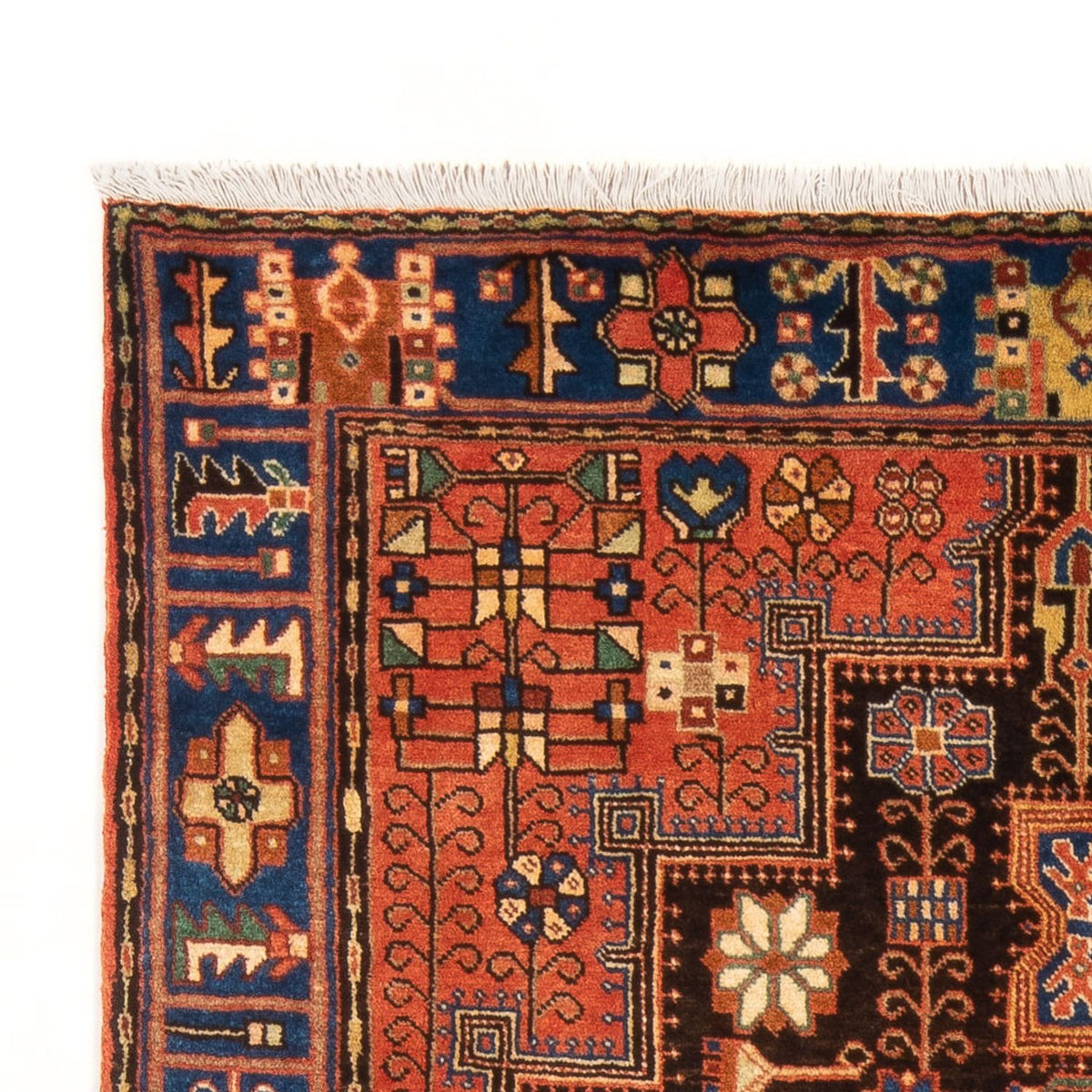 Nahavand Teppich 137x201cm - Perserteppich - blau