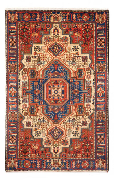 Nahavand Teppich 147x198cm - Perserteppich - hellbeige