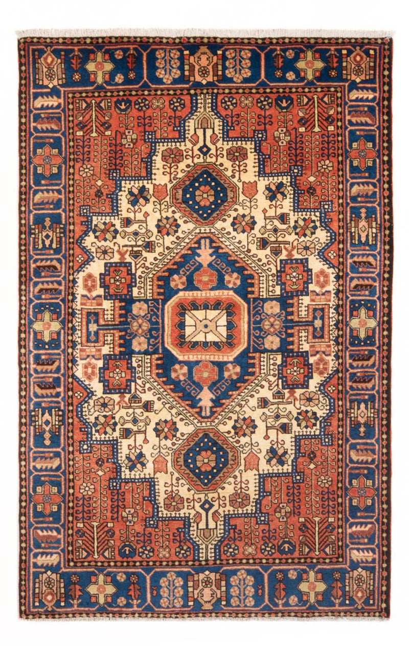Nahavand Teppich 150x200cm - Perserteppich - hellbeige