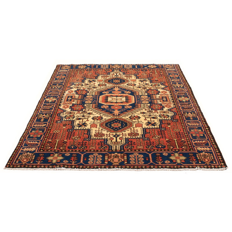 Nahavand Teppich 150x200cm - Perserteppich - hellbeige