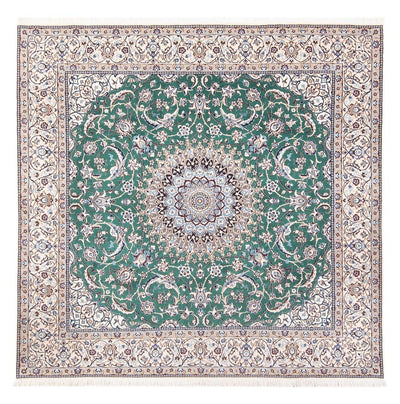Nain Teppich 248x264cm - Perserteppich - grün