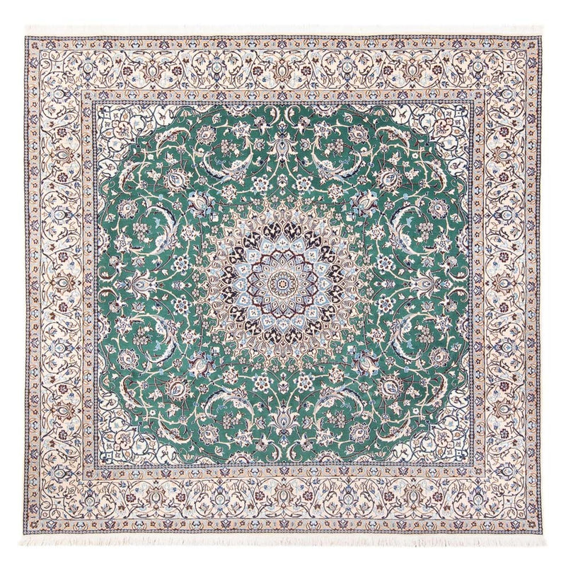 Nain Teppich 248x264cm - Perserteppich - grün