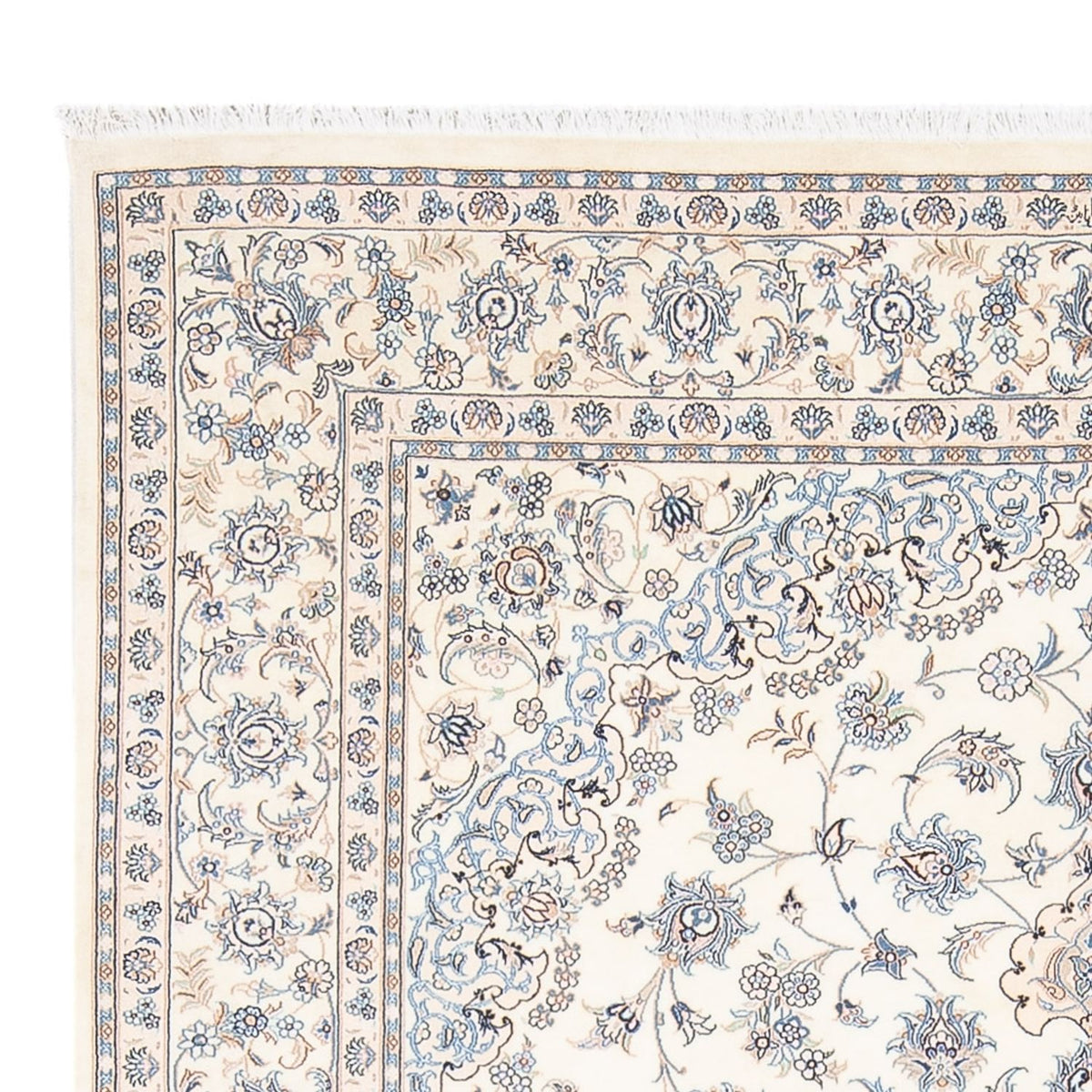 Nain - 6La Teppich 169x236cm - Perserteppich - hellblau