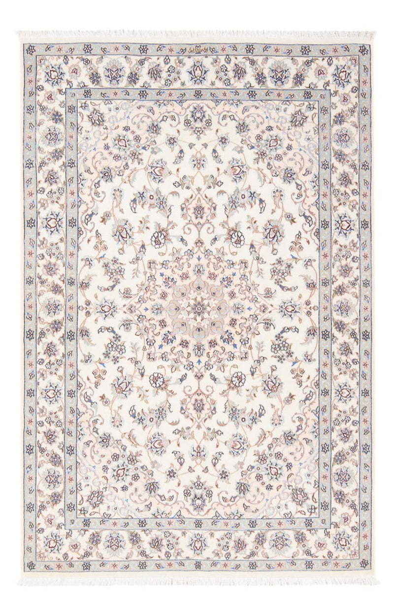 Nain - 6La Teppich 110x162cm - Perserteppich - hellblau