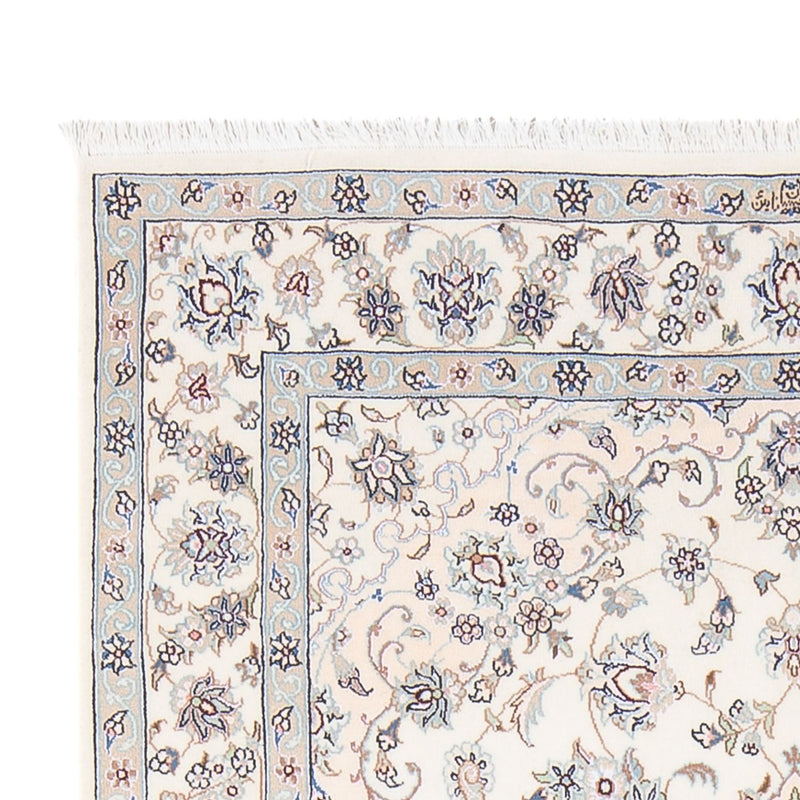 Nain - 6La Teppich 110x162cm - Perserteppich - hellblau