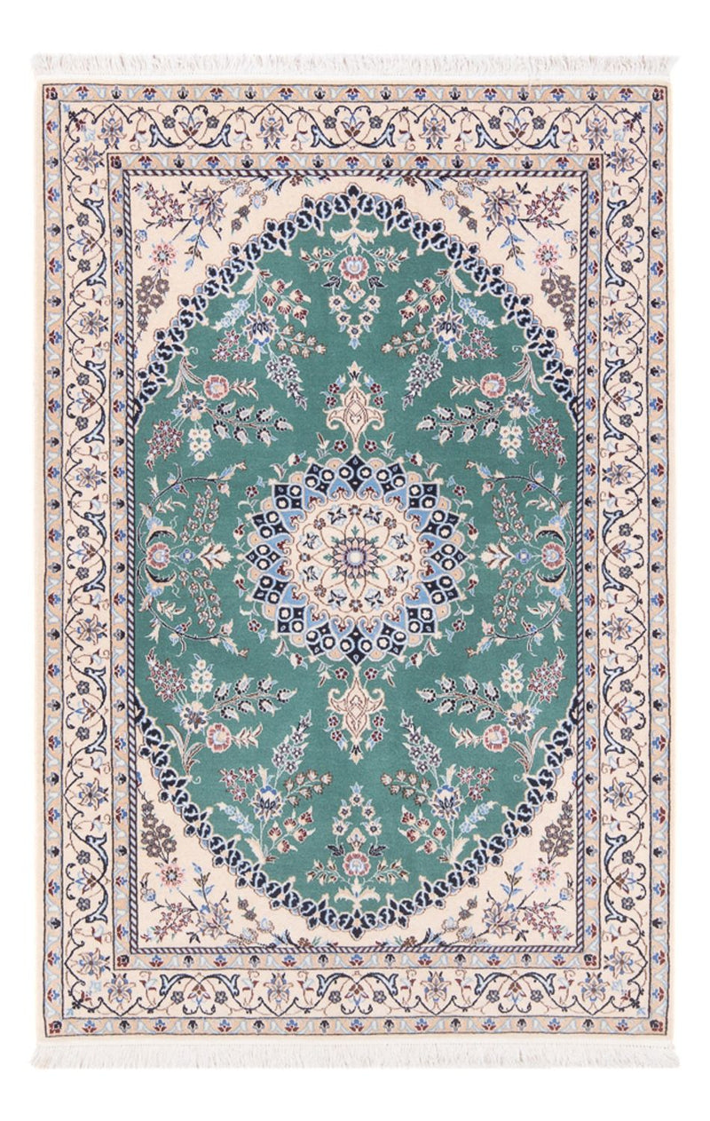 Nain - 6La Teppich 100x153cm - Perserteppich - grün