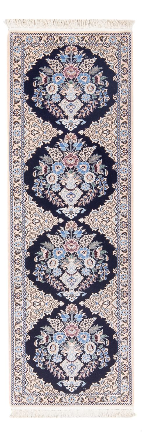 Nain - 6La Teppich 50x156cm - Perserteppich - dunkelblau
