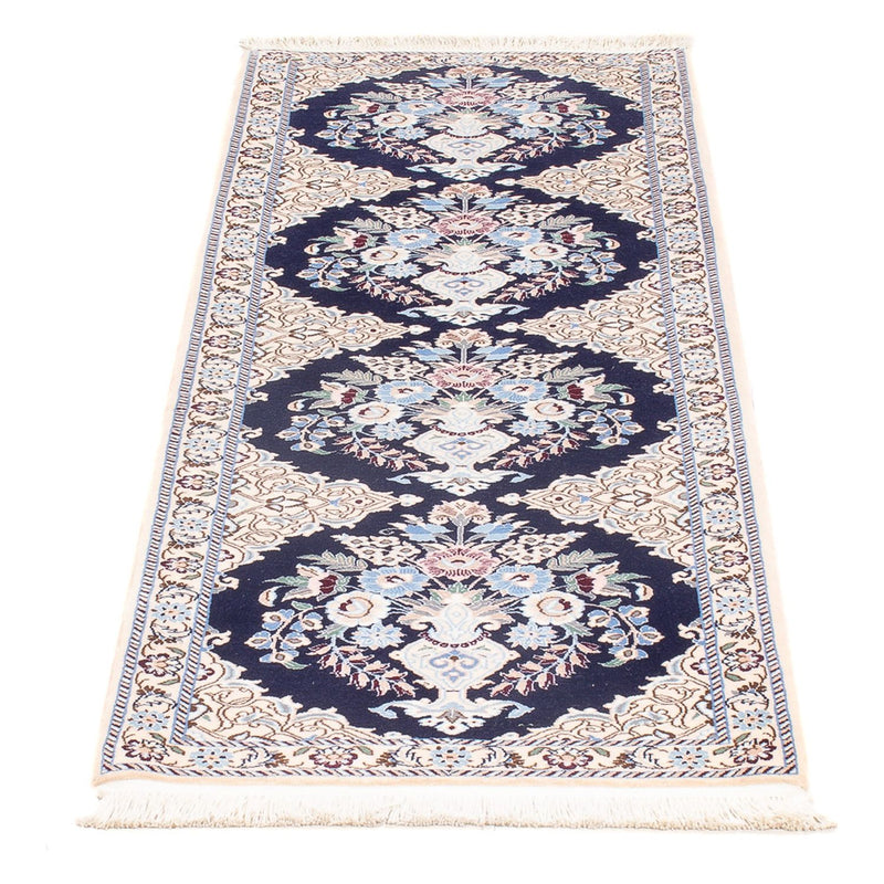 Nain - 6La Teppich 50x156cm - Perserteppich - dunkelblau