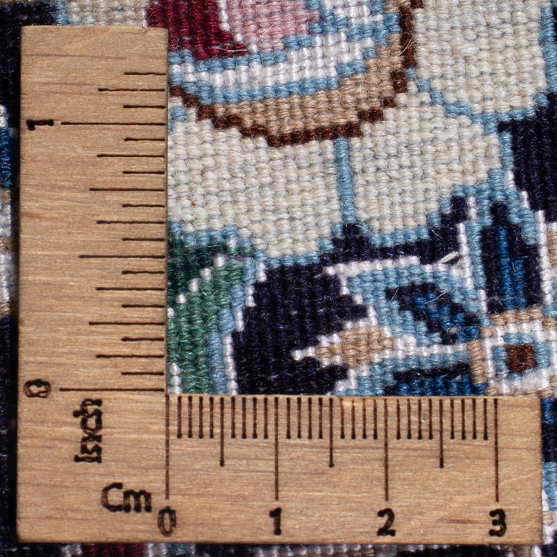 Nain - 6La Teppich 47x230cm - Perserteppich - dunkelblau