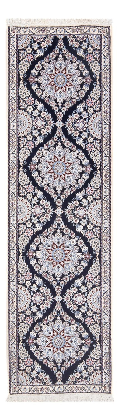 Nain - 6La Teppich 58x188cm - Perserteppich - dunkelblau