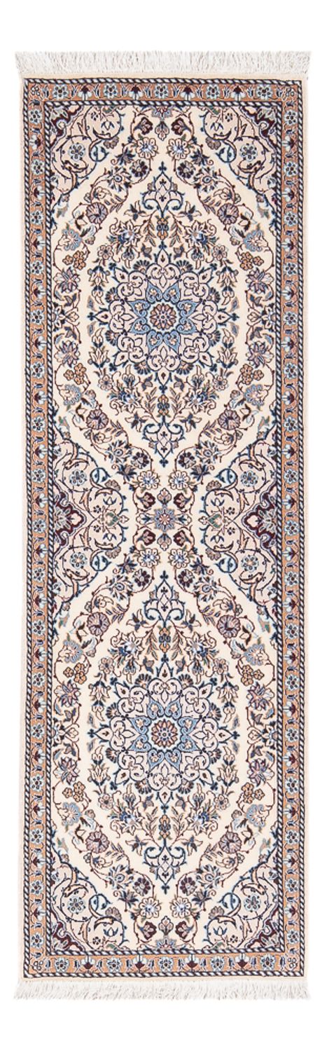 Nain - 6La Teppich 48x150cm - Perserteppich - dunkelbeige