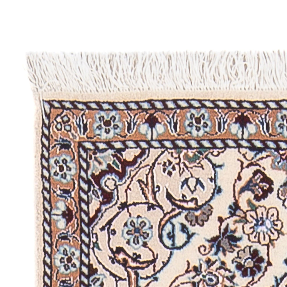 Nain - 6La Teppich 48x150cm - Perserteppich - dunkelbeige
