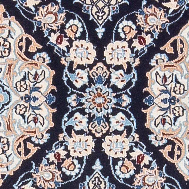 Nain - 6La Teppich 50x150cm - Perserteppich - dunkelblau