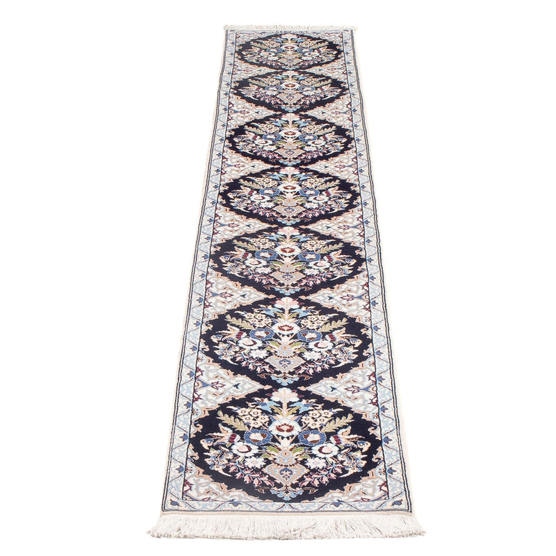 Nain - 6La Teppich 33x215cm - Perserteppich - dunkelblau