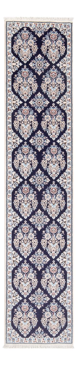 Nain - 6La Teppich 48x210cm - Perserteppich - dunkelblau