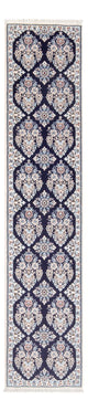 Nain - 6La Teppich 48x210cm - Perserteppich - dunkelblau