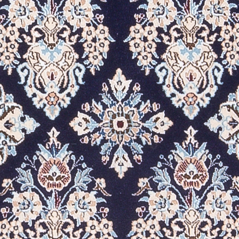 Nain - 6La Teppich 48x210cm - Perserteppich - dunkelblau