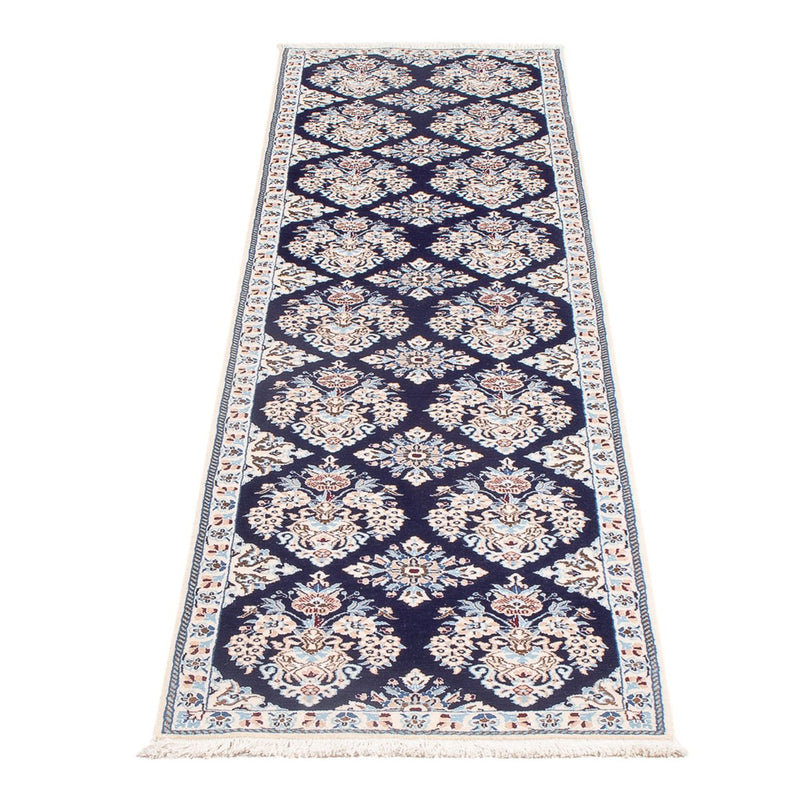 Nain - 6La Teppich 48x210cm - Perserteppich - dunkelblau