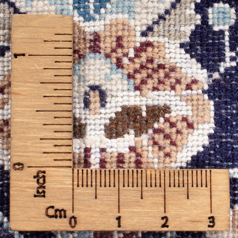 Nain - 6La Teppich 48x210cm - Perserteppich - dunkelblau