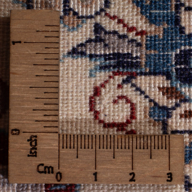 Nain - 6La Teppich 49x209cm - Perserteppich - dunkelbeige