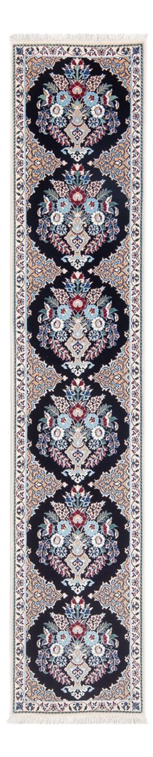 Nain - 6La Teppich 48x227cm - Perserteppich - dunkelblau