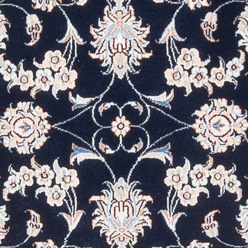 Nain - 6La Teppich 81x120cm - Perserteppich - dunkelblau
