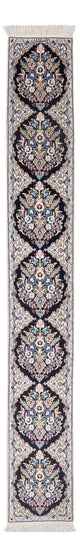 Nain - 6La Teppich 35x213cm - Perserteppich - dunkelblau