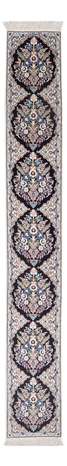 Nain - 6La Teppich 35x213cm - Perserteppich - dunkelblau