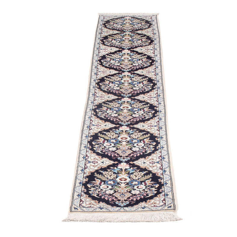 Nain - 6La Teppich 35x213cm - Perserteppich - dunkelblau