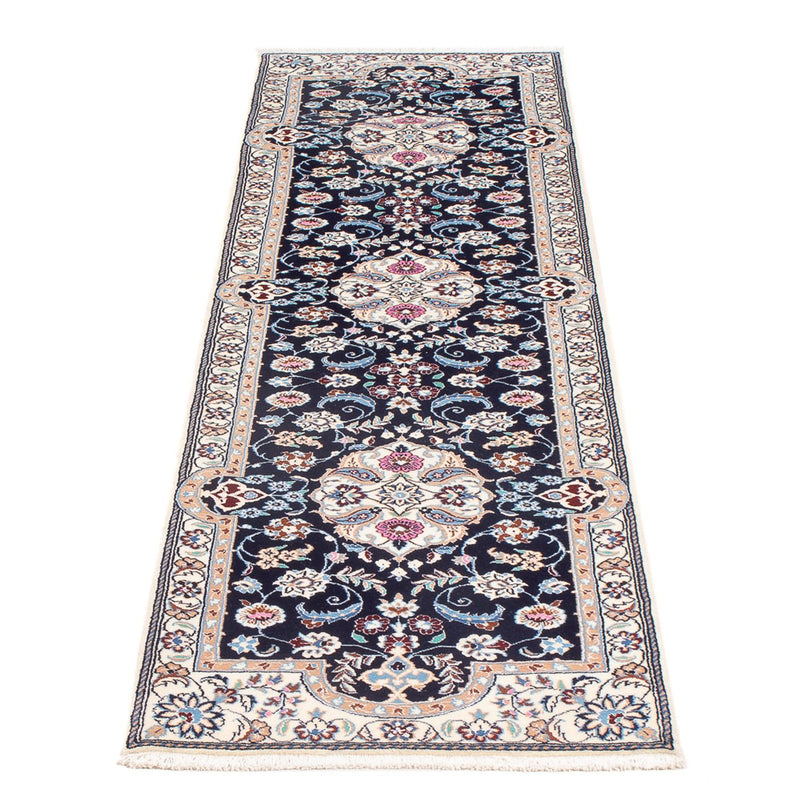 Nain - 6La Teppich 48x197cm - Perserteppich - dunkelblau