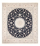 Nain Teppich 223x261cm - Perserteppich - dunkelblau