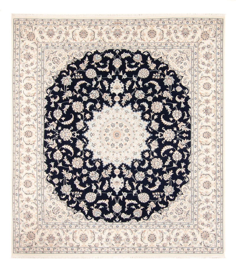 Nain Teppich 223x261cm - Perserteppich - dunkelblau