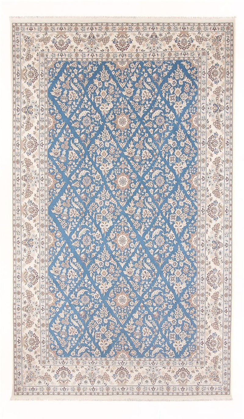 Nain Teppich 198x304cm - Perserteppich - hellblau