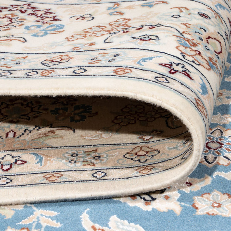 Nain Teppich 198x304cm - Perserteppich - hellblau