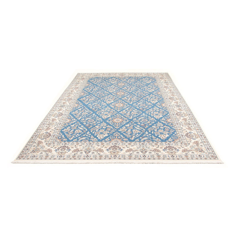 Nain Teppich 198x304cm - Perserteppich - hellblau