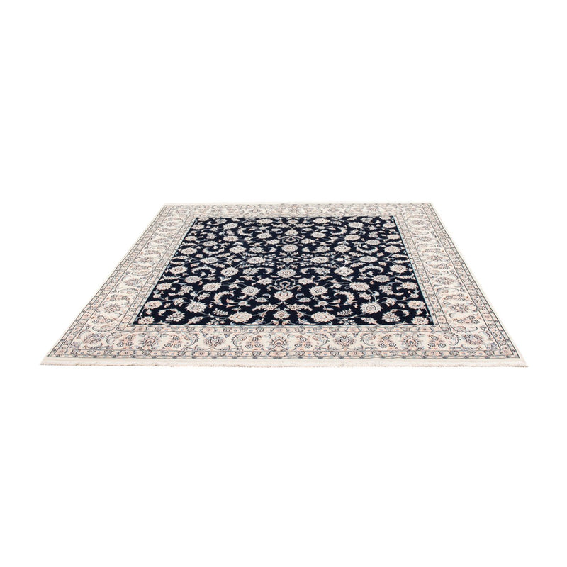 Perserteppich - Nain quadratisch  - 200 x 213 cm - dunkelblau