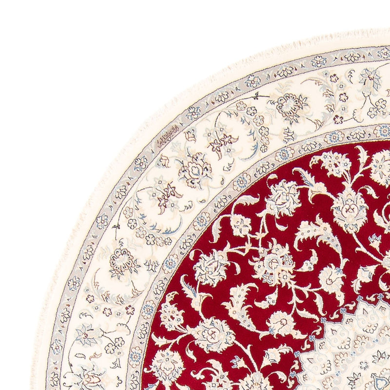 Nain Teppich 200x200cm - Perserteppich - rot
