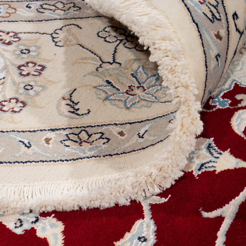 Nain Teppich 200x200cm - Perserteppich - rot