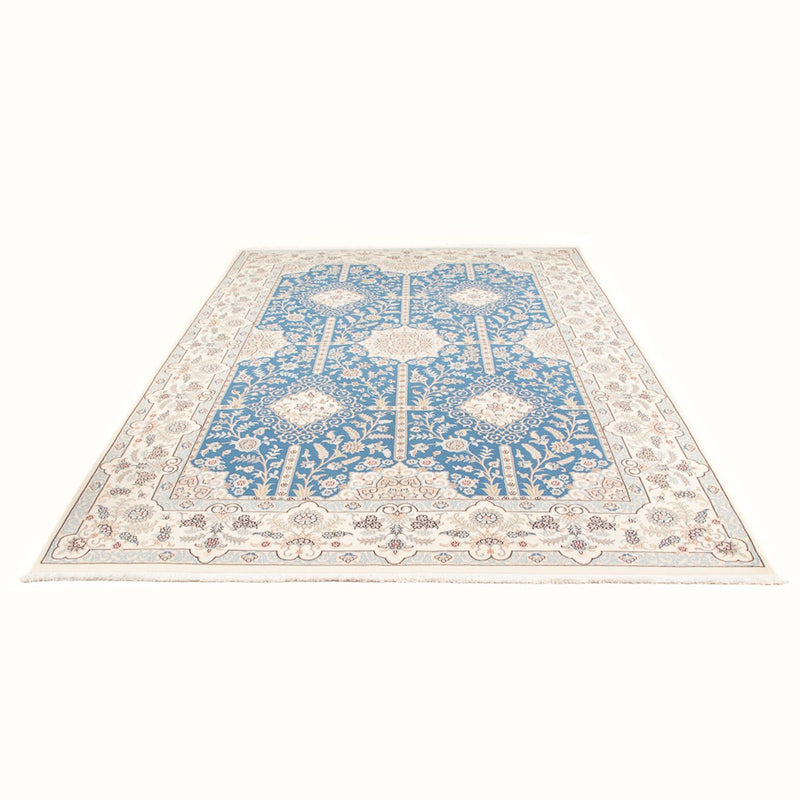 Nain - 6La Teppich 200x298cm - Perserteppich - hellblau