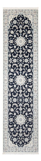 Nain - 6La Teppich 80x296cm - Perserteppich - dunkelblau