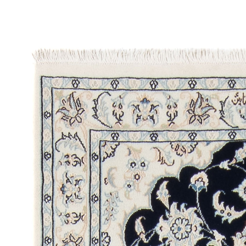 Nain - 6La Teppich 80x296cm - Perserteppich - dunkelblau
