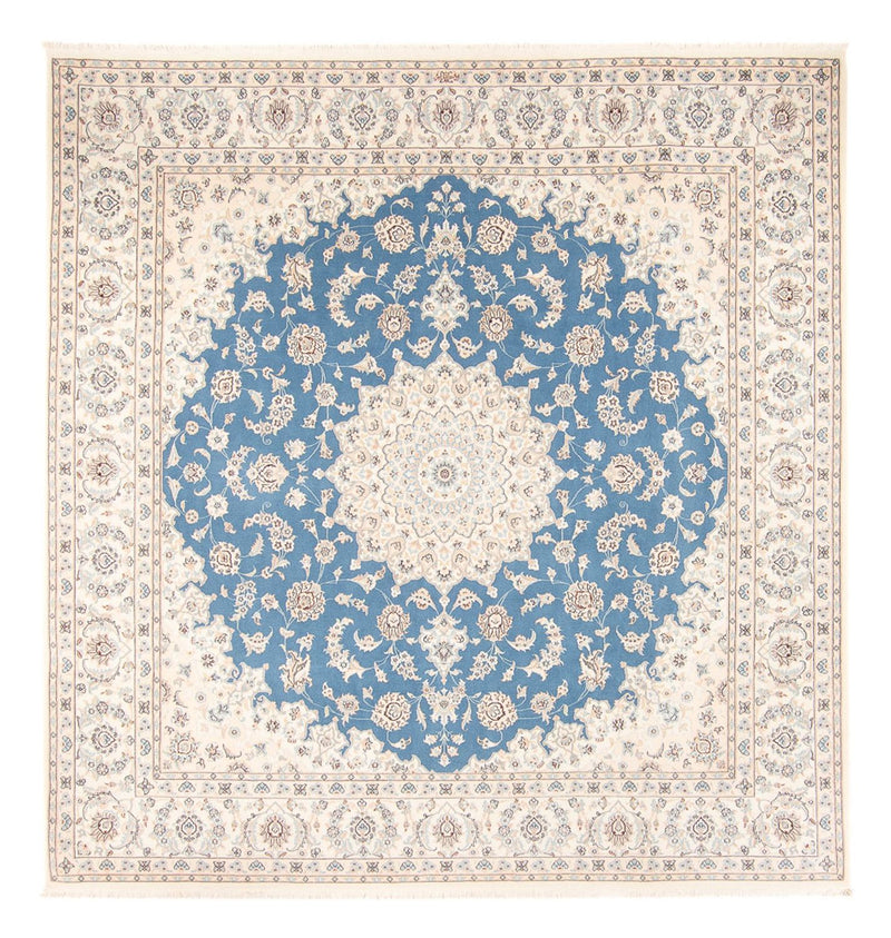 Nain Teppich 248x252cm - Perserteppich - hellblau