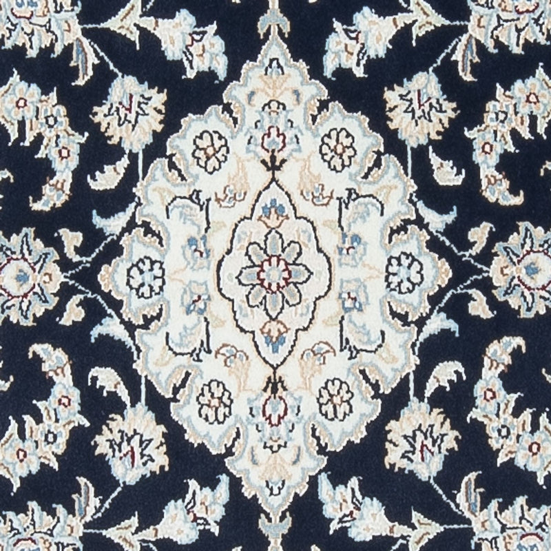 Nain - 6La Teppich 80x292cm - Perserteppich - dunkelblau