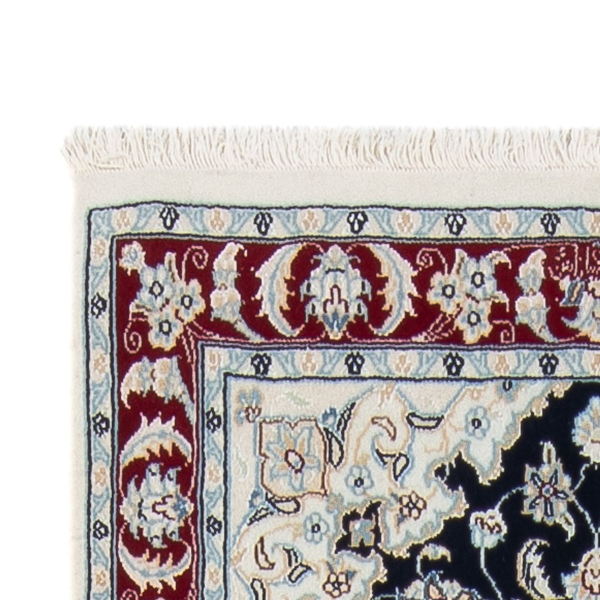 Nain - 6La Teppich 80x292cm - Perserteppich - dunkelblau
