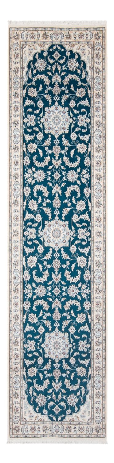 Nain - 6La Teppich 81x298cm - Perserteppich - dunkelblau